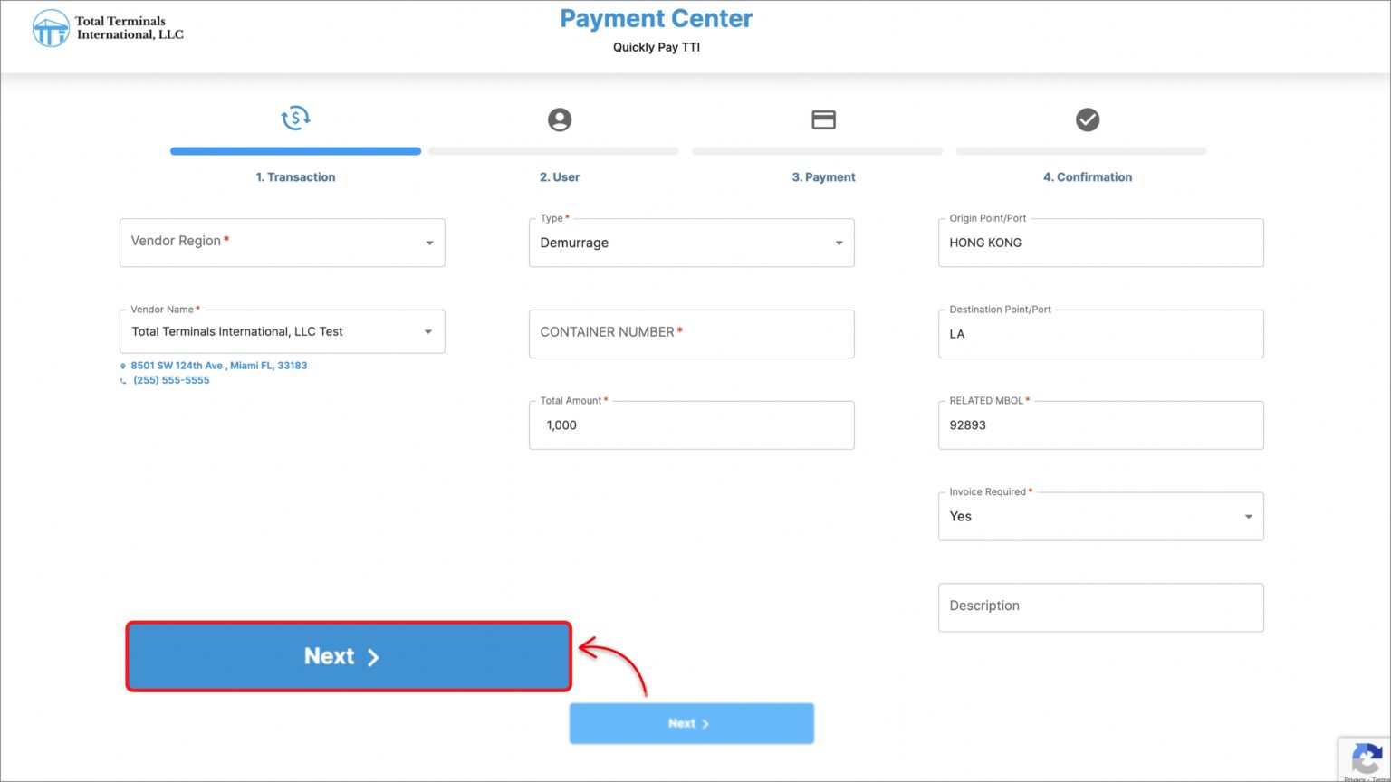 New Integration PayCargo and Total Terminals International