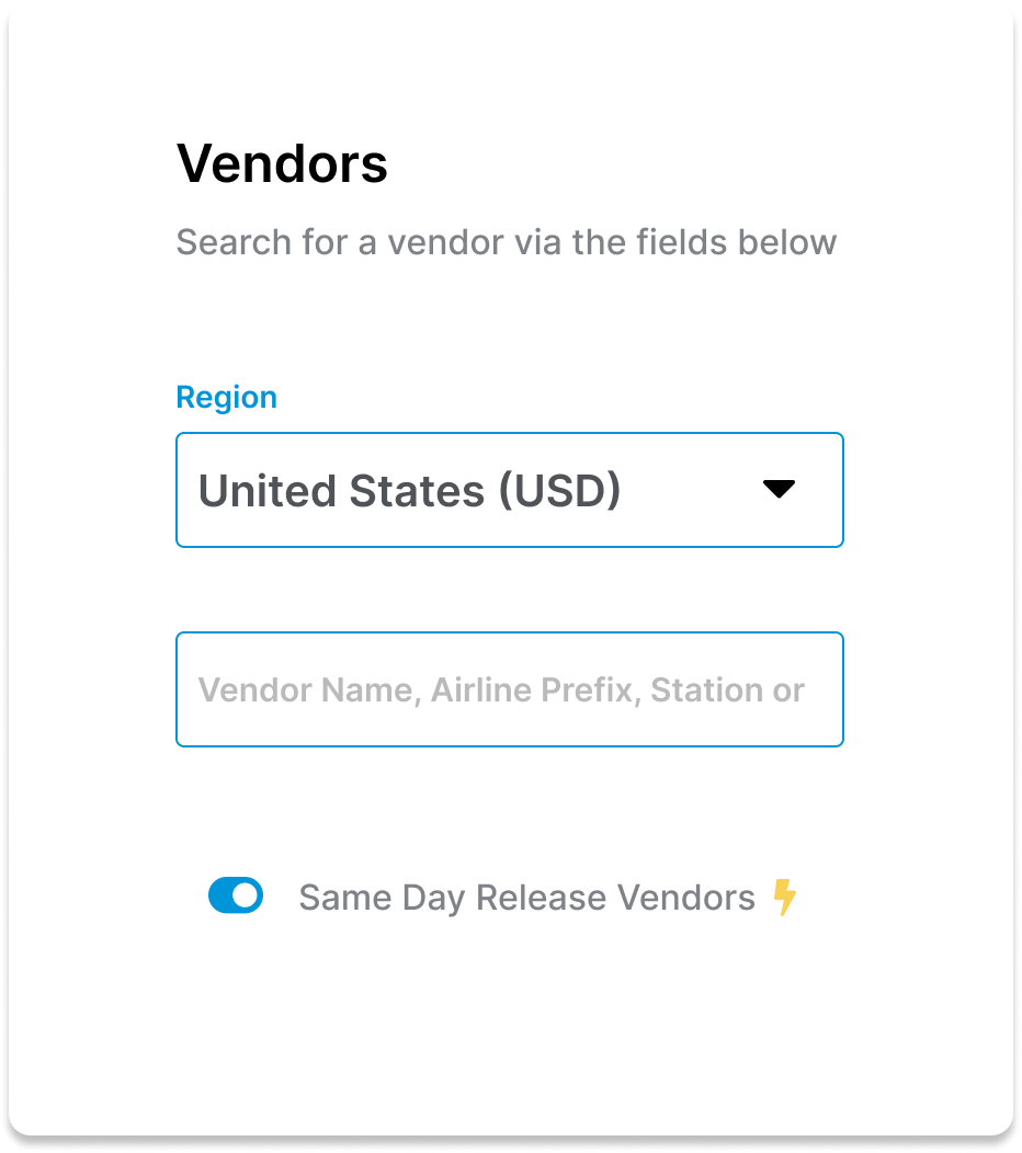 PayCargo - Vendor Selection 03