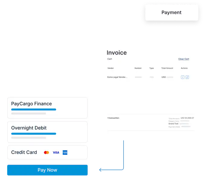 ocean ui payment