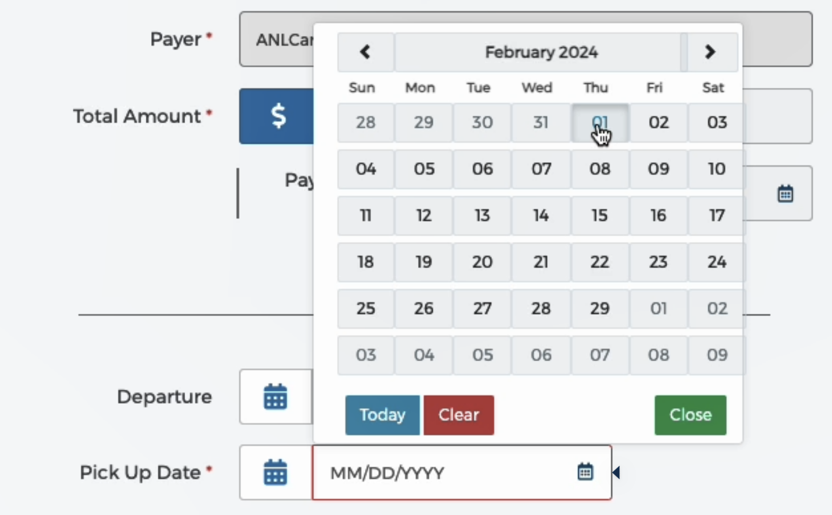 How To Create Guarantees as a Carrier Credit Transaction