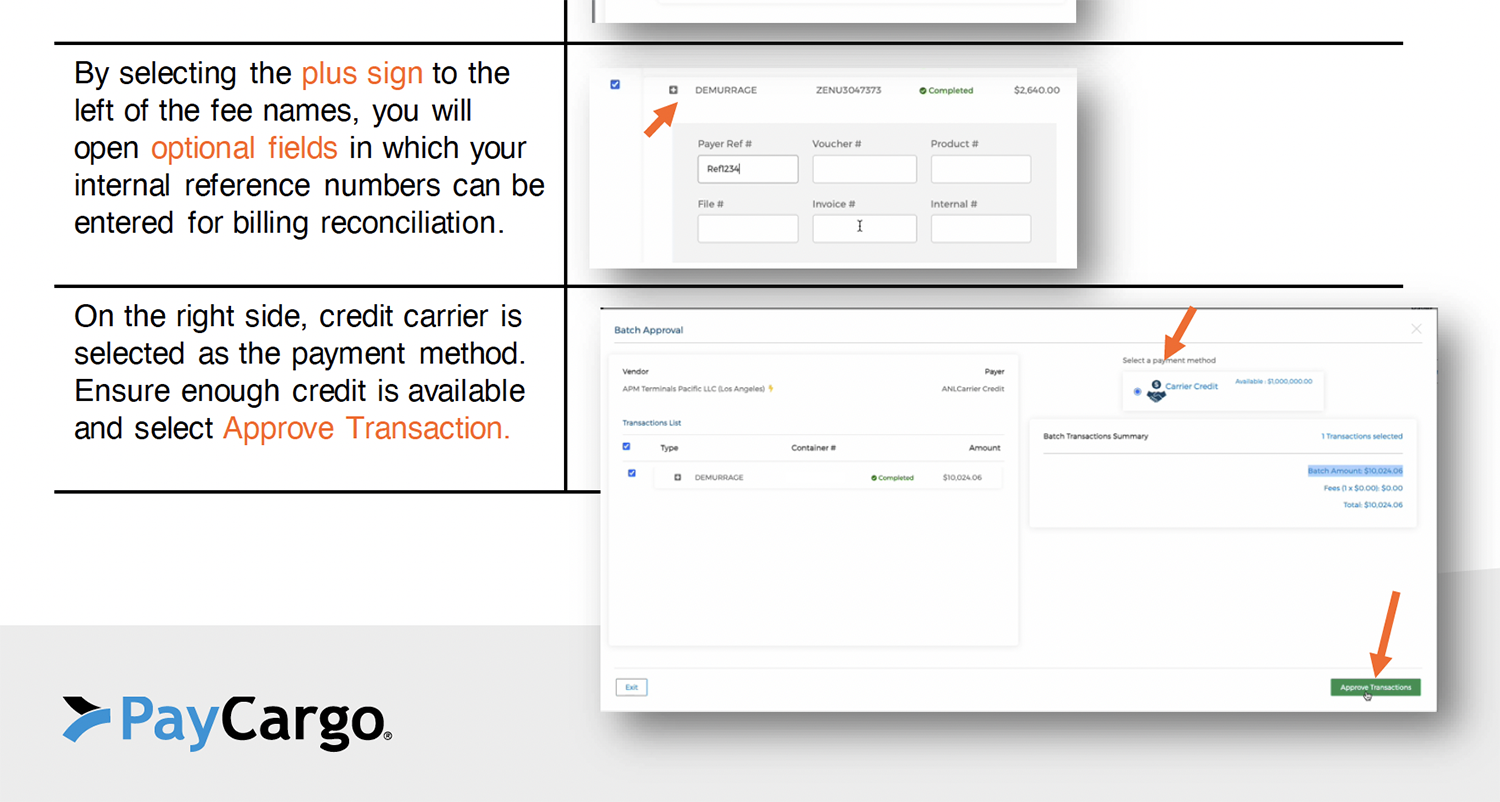 Guarantee APM Transactions