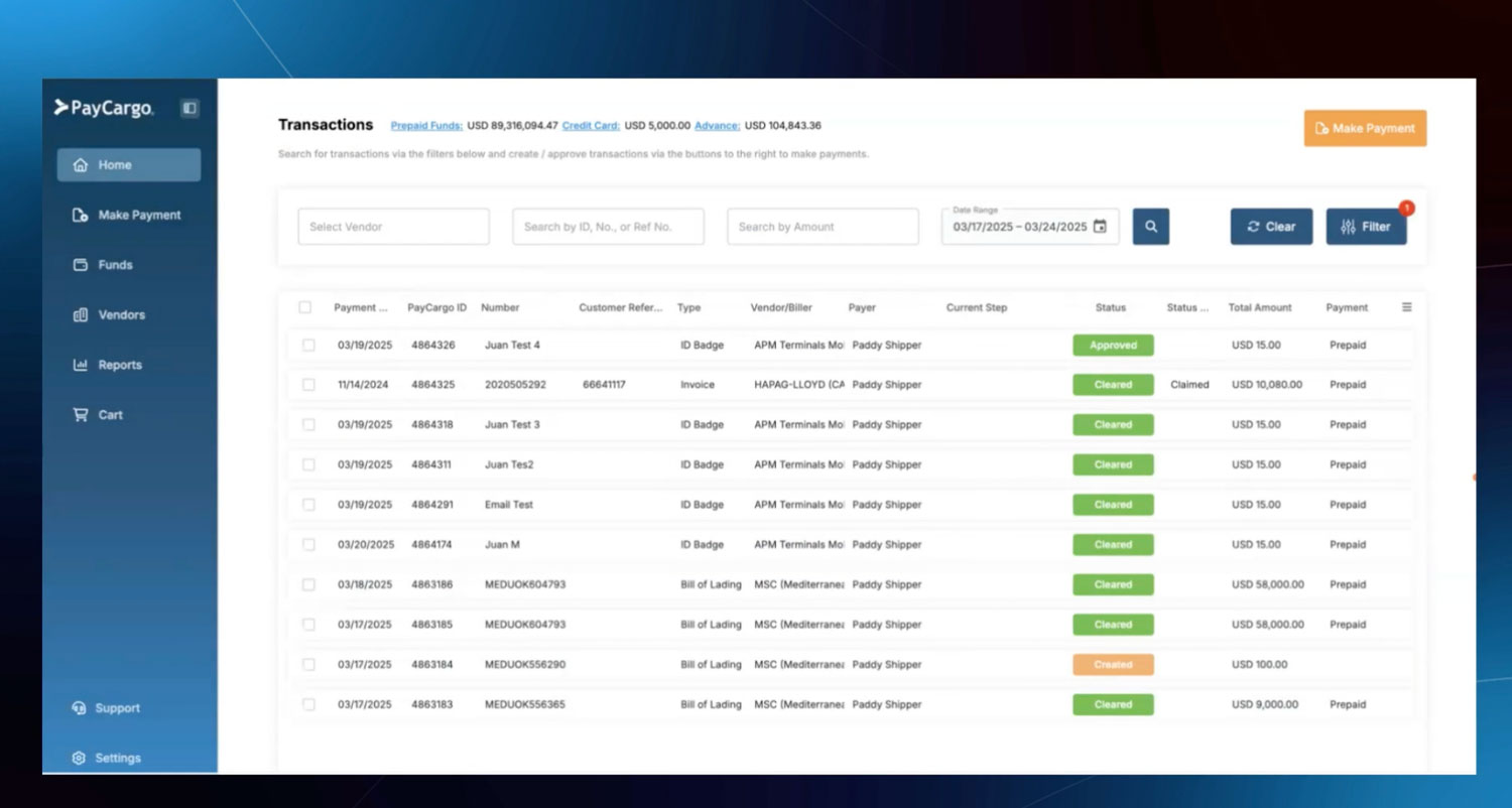 Single and Bulk Container Guarantee