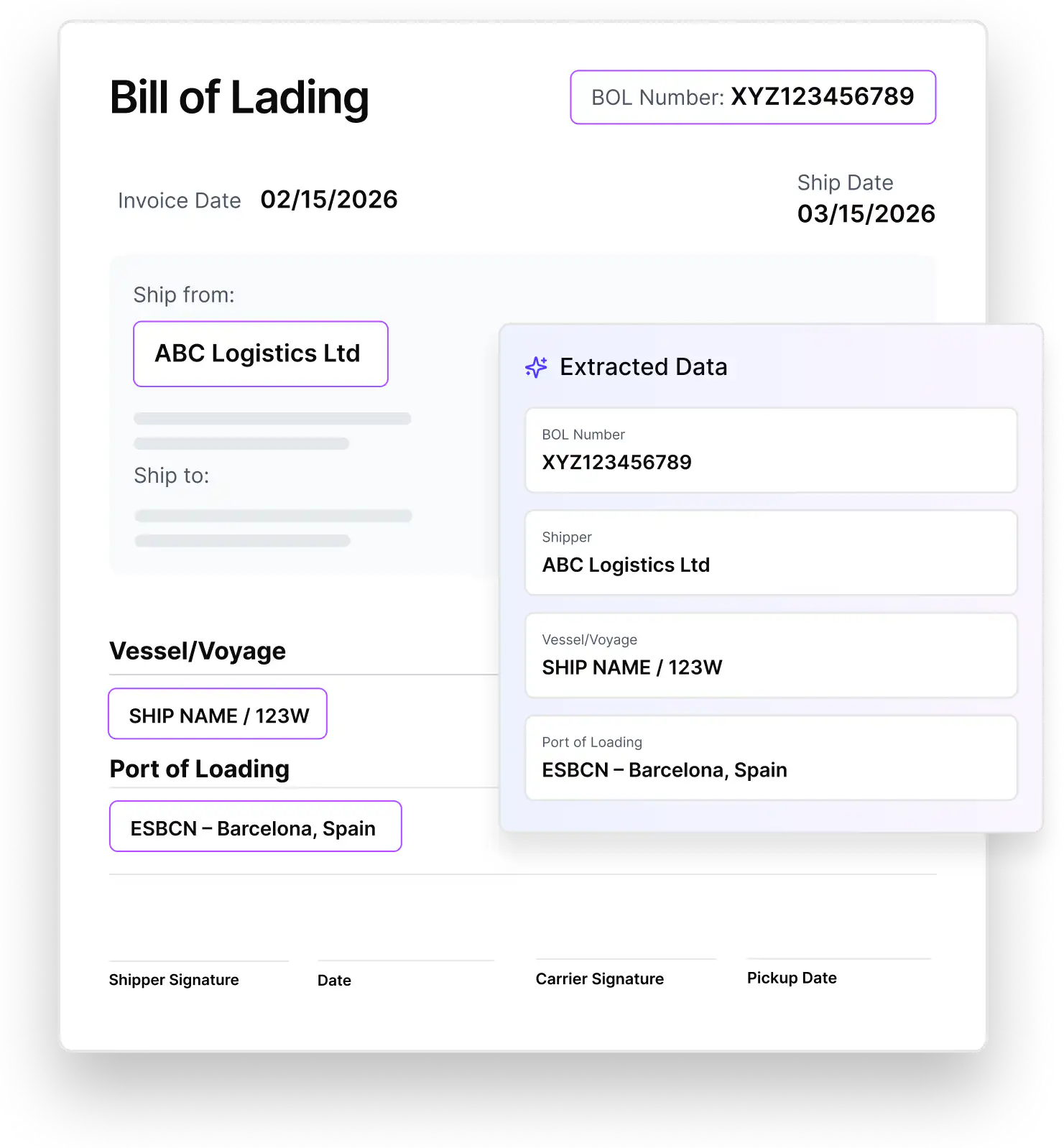 Bill of Lading