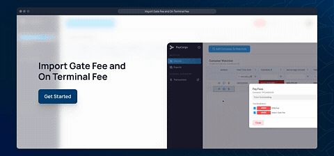 Import Gate Fee and On Terminal Fee