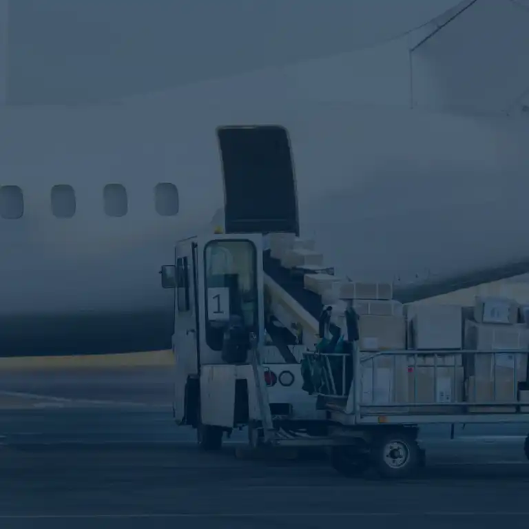 Air cargo handler at a UK station, the setting for PayCargo's counter payments case study